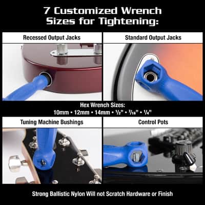MusicNomad Premium 26 PC. Guitar Tech Screwdriver & Wrench Set (MN229) image 3