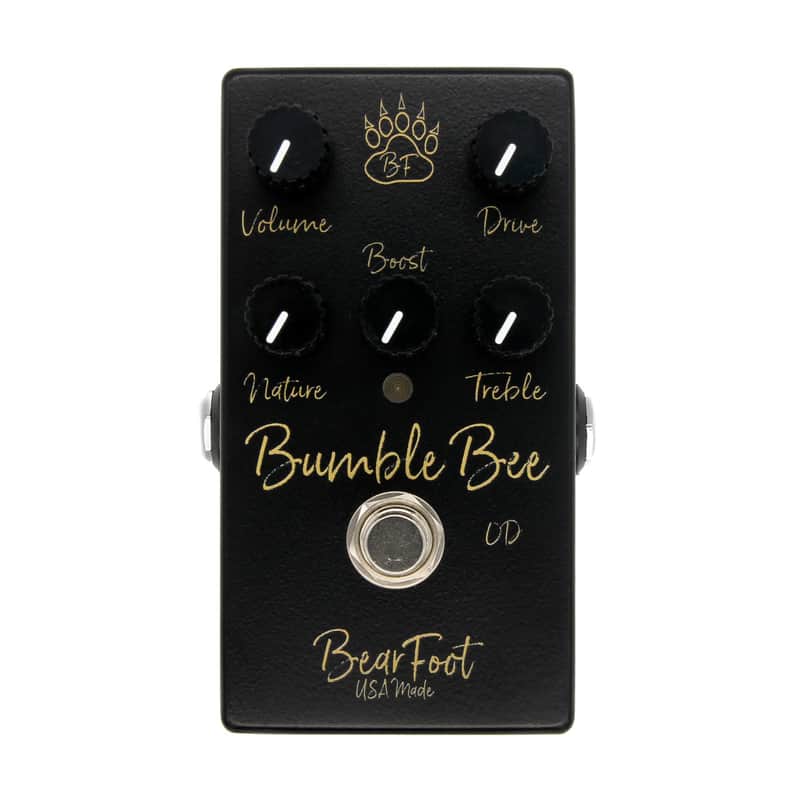 NEW UPDATED BLACK FINISH BUMBLE BEE! BearFoot FX - Cranked Tweed Drive (Like Uber Honey Beest) USA MADE **FREE SHIPPING!** image 1