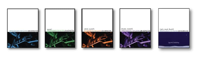5 book set of Arrangements For Guitar by Jon Herington image 1