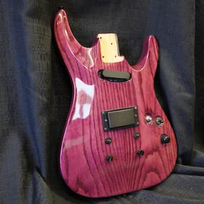 1998 ESP LTD H-2 Ash Guitar Body - See Thru Purple - Made in Korea image 4