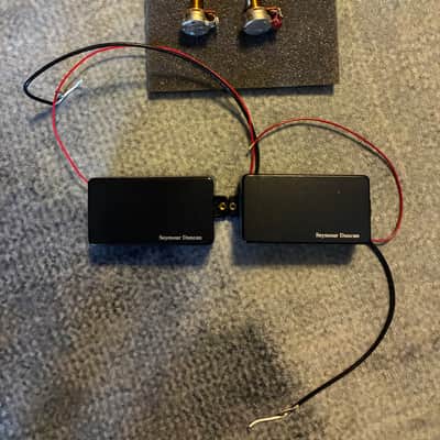 Seymour Duncan AHB-1s Blackouts Humbucker Set 2010s - Black image 1
