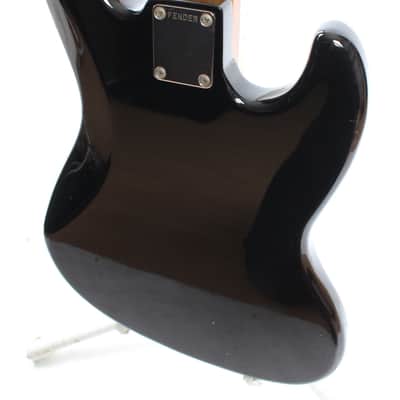 1987 Fender Jazz Bass 62 Reissue Lefty black image 8