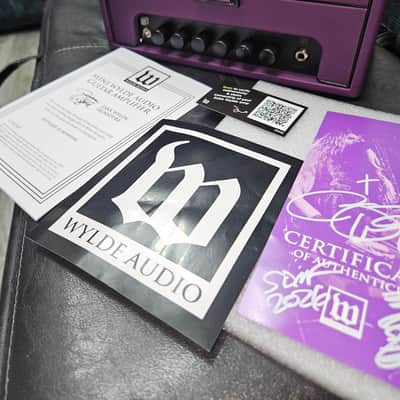 Wylde Audio Berzerker Zakk Wylde 50 watt mini amp limited edition 67 of 300 year Zakk was born. Wylde Audio 2026 - Purple image 4