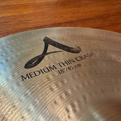 Zildjian 18" A Series Medium Thin Crash Cymbal 2013 - Present - Traditional image 6