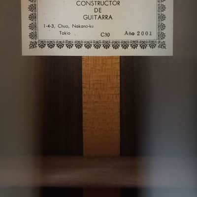 Teruaki Nakade C30 2001 Japan Classical Guitar Indian Rosewood image 14