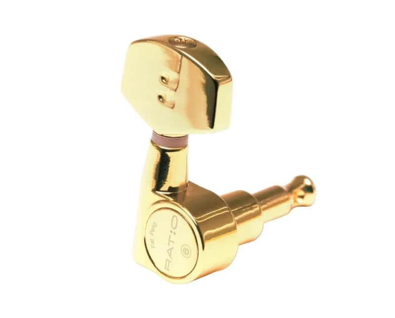 Graph Tech Ratio Acoustic 3x3 Tuners Contemporary Gold PRN-2411-G0 image 1