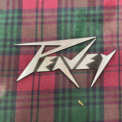 Peavey Amp Faceplate/Badge 80s - Metal image 1