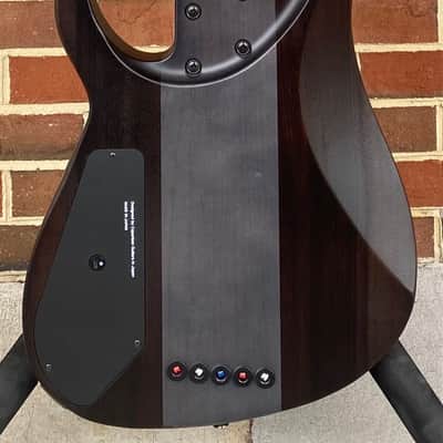Caparison Brocken 5-Bass, Trans Black Matte, Fishman Fluence Pickups, Caparison Gig Bag image 7