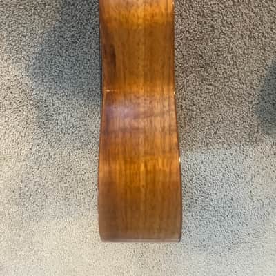 Kamaka Tenor Ukulele — vintage white label 1970s - Natural koa image 10