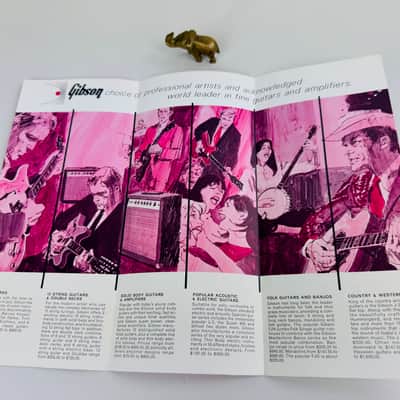 Gibson Full-Line Foldout Brochure 1966 image 3