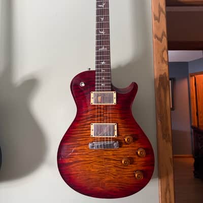 Paul Reed Smith PRS Pre-Lawsuit Single Cut 2000 Dark Cherry Burst 10 Top image 2
