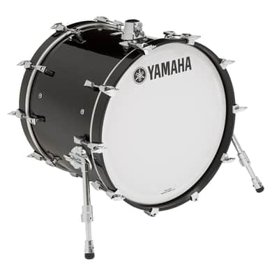 Yamaha Absolute Hybrid Maple Solid Black 3 piece Custom Shell Pack 22x18 / 13 / 16  NEW image 3