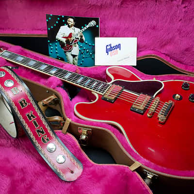 Gibson ES-355 B.B. King Lucille Signature 1990 - Cherry Red image 2