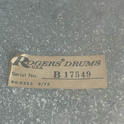 Vintage Rogers Fullerton 10x14" Mounted Tom in Blue Strata w/ TrueHoops (Rm4) image 9