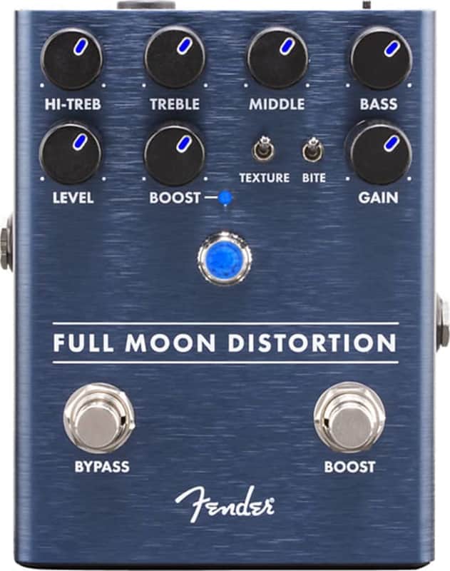 Fender Full Moon Distortion Guitar Effects Pedal image 1