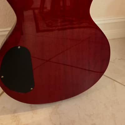 2004 Samick Avion Model AV-1/WR Greg Bennett Design,  Transparent Red image 13