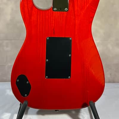 Fender 80's Contemporary HSS Stratocaster MIJ Translucent Crimson Red image 2
