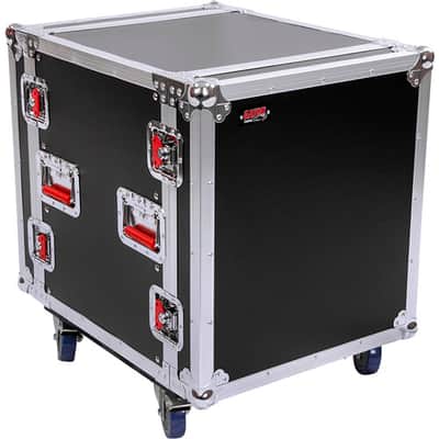 Gator ATA Wood Flight Rack Case; 12U; 17" Deep; w/ Casters G-TOUR 12U CAST image 1