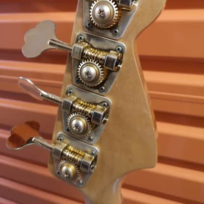 ESP Made in Japan Custom Order Left Handed Fretless Jazz Bass Sunburst image 6