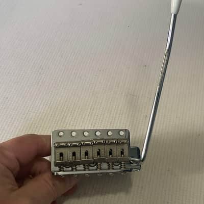 1990's Fender USA Eric Clapton Signature Stratocaster 6 Post Chrome Tremolo Bridge & Arm image 18