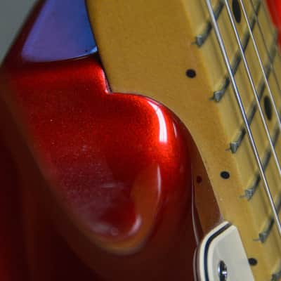 Fender 50th Anniversary American Series Stratocaster with Maple Fretboard 2004 - Chrome Red image 16