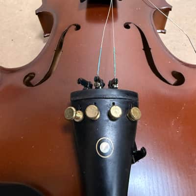 Stage Right Sonata 4/4 Full Size Violin Outfit w/ Bow & Case - Needs Bridge & Strings image 10