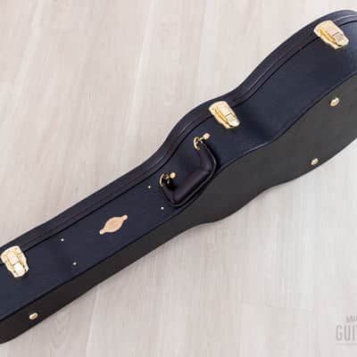 2023 Taylor Custom Grand Auditorium Acoustic Electric Guitar Trans Black w/ Lutz Spruce + Flame Maple image 21