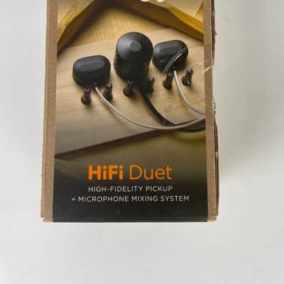 LR Baggs HiFi Duet Acoustic Guitar Pickup/Preamp System, Black image 1
