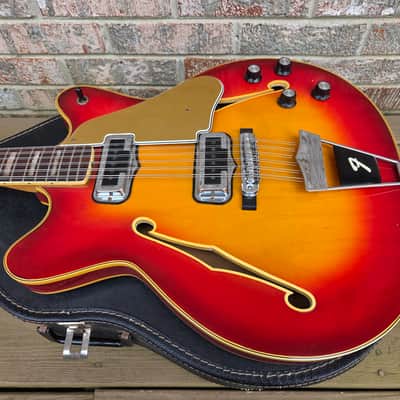 Vintage 1967 Fender Coronado XII Twelve String Hollowbody Electric Guitar w/ Case! image 3