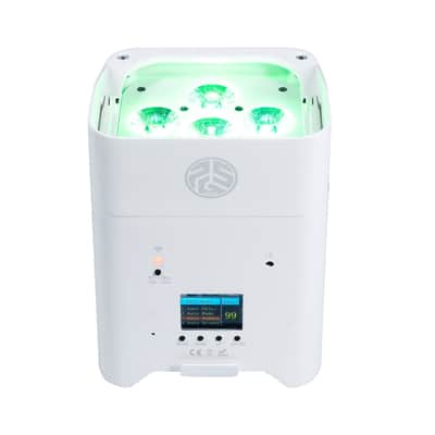 PSG Audio BP-6X18-W - 6x18W (108W) RGBWA+UV Wireless Battery Powered Par Light (White) image 1