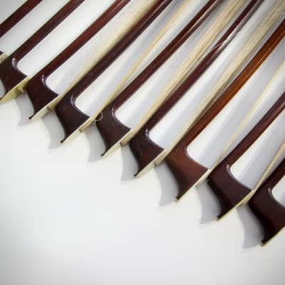 German Violin Bow High Quality 3/4 Size Circa-1900s-Brown image 13