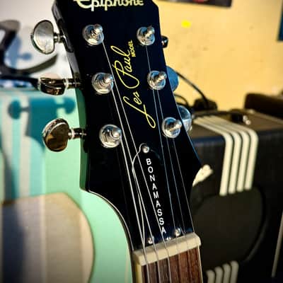 Epiphone Les Paul Gold Top Joe Bonamassa Signature - gold top image 2