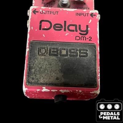 Boss DM-2 Delay (Black Label) 1981 - 1984 - Pink - X17946 image 2