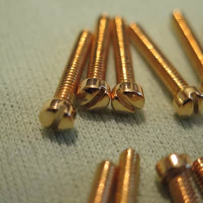 12 Gibson pole pieces screws for paf pickups es-355 Les Paul Custom L5 super 400 made in usa image 4