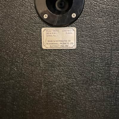 Marshall JCM 800 4x12 Vintage Blackbacks & Creambacks image 5