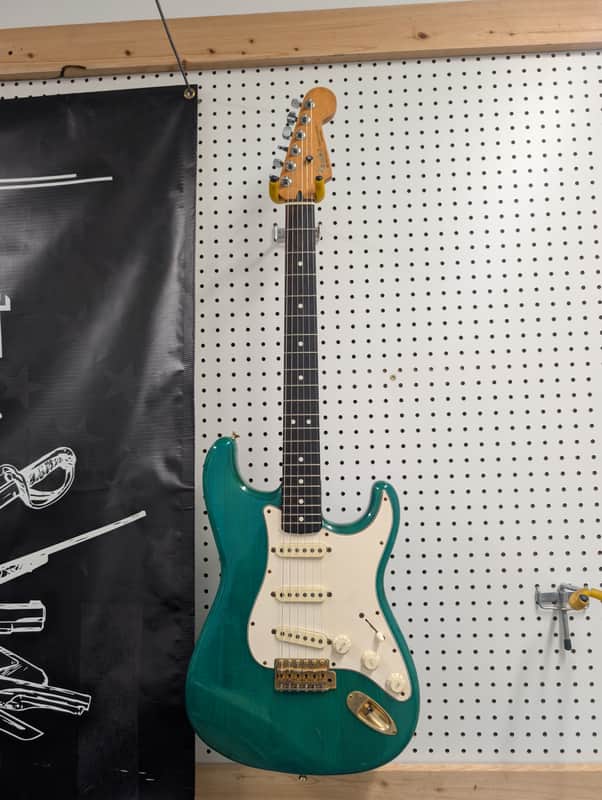 Fender player stratocaster 1990 - translucent green