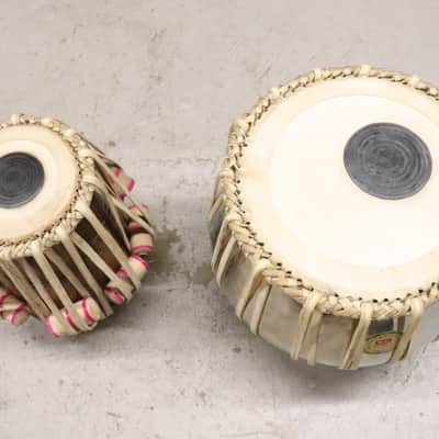 Indian Tabla Drum Set with Bayan and Dayan image 5