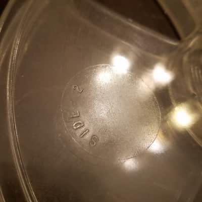 Ampex 7" R2R Take-up Supply Classic Reel Empty 1950s Clear Plastic image 6