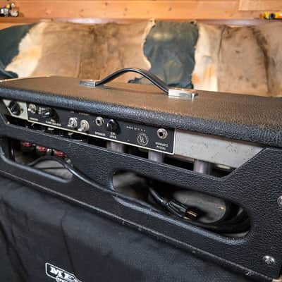 Fender Bandmaster "Drip Edge" 40-Watt 2-Channel Guitar Amp Head 1968 - 1969 - Silverface image 4