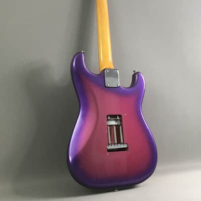 LEFTY! Vintage Fender Stratocaster 1987 Purple Haze Sunburst Metallic Rare Strat Guitar Relic Kuwabara 7.2 lb HSC image 10