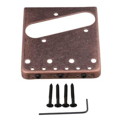 Vintage Relic Bronze Guitar Telecaster Tele Style Bridge image 2