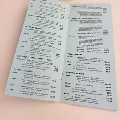Gibson Suggested Retail Price List (Effective Sept. 1, 1970) image 3