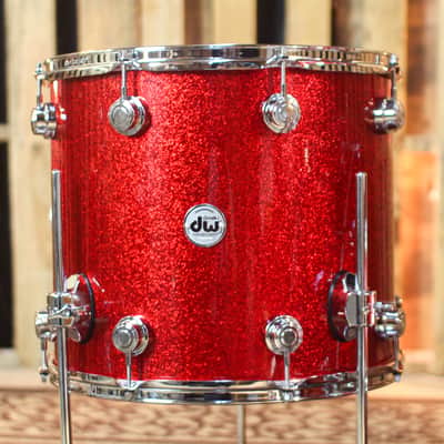 Immagine DW Collector's Maple Mahogany Red Sparkle Drum Set - 22,10,12,16 - SO#1447494 - 6