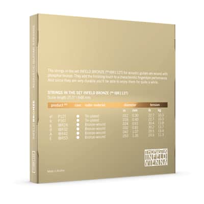 Thomastik-Infeld IBR112T Infeld Bronze Phosphor Bronze Acoustic Guitar Strings Medium Light (.012-.053) image 2