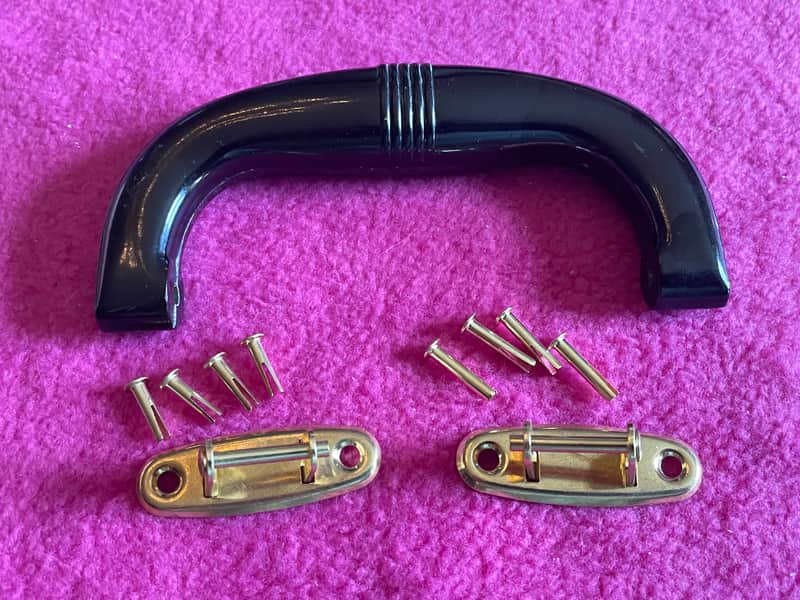 vintage 1952 Fender bakelite case handle for telecaster broadcaster nocaster image 1