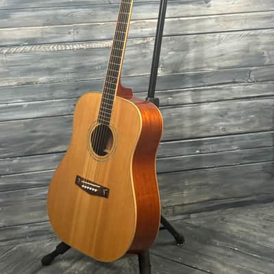 Ibanez AW500 Artwood Dreadnought Acoustic Guitar, Natural - w/HSC - x6414 - USED image 6