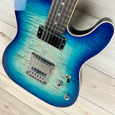 Schecter USA Custom Shop PT Custom HH - Trans Sky Blue image 5