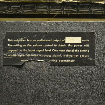 Vintage 1964 Selmer Thunderbird Twin 50 1964 Croc Skin image 9