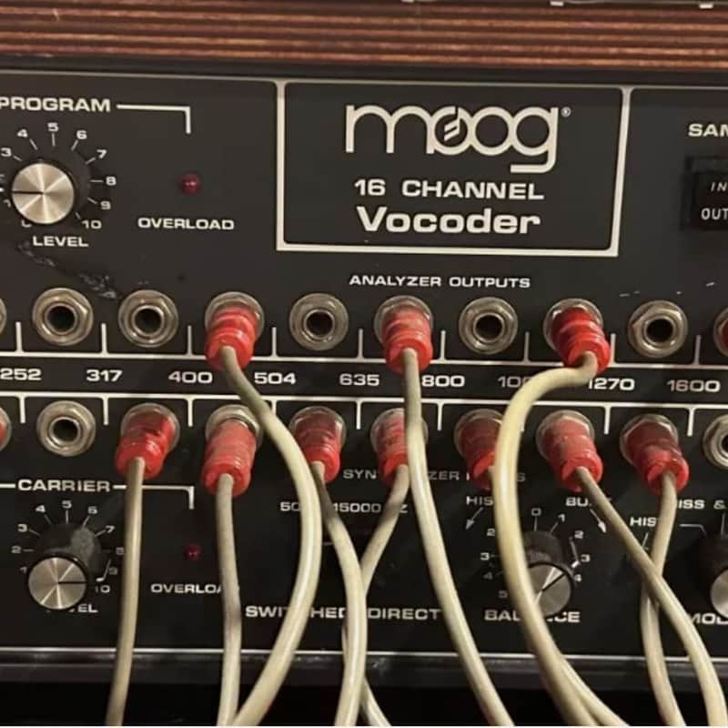 1970-1980 Moog Vocoder 16 Channel Model MBVO 327 Schwarz