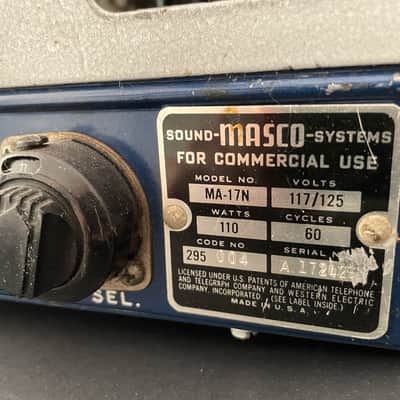 Vintage Masco MA-17N Amp Very Good Vintage Condition image 7